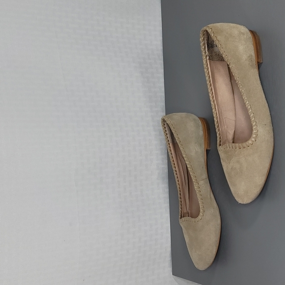 Lands' End suede shoes with Whipstitch detail size 7 great condition - Picture 5 of 8